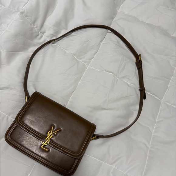 Yves Saint Laurent Handbags - Yves Saint Laurent Brown Solférino leather crossbody bag